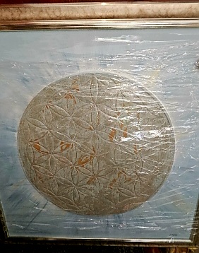 Keramický obraz MANDALA, 59x59cm