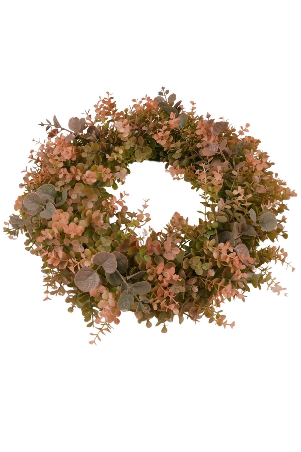 Ružový eucalyptusový veniec 40cm