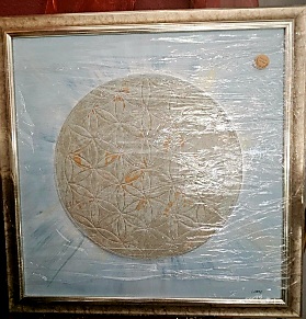 Keramický obraz MANDALA, 59x59cm