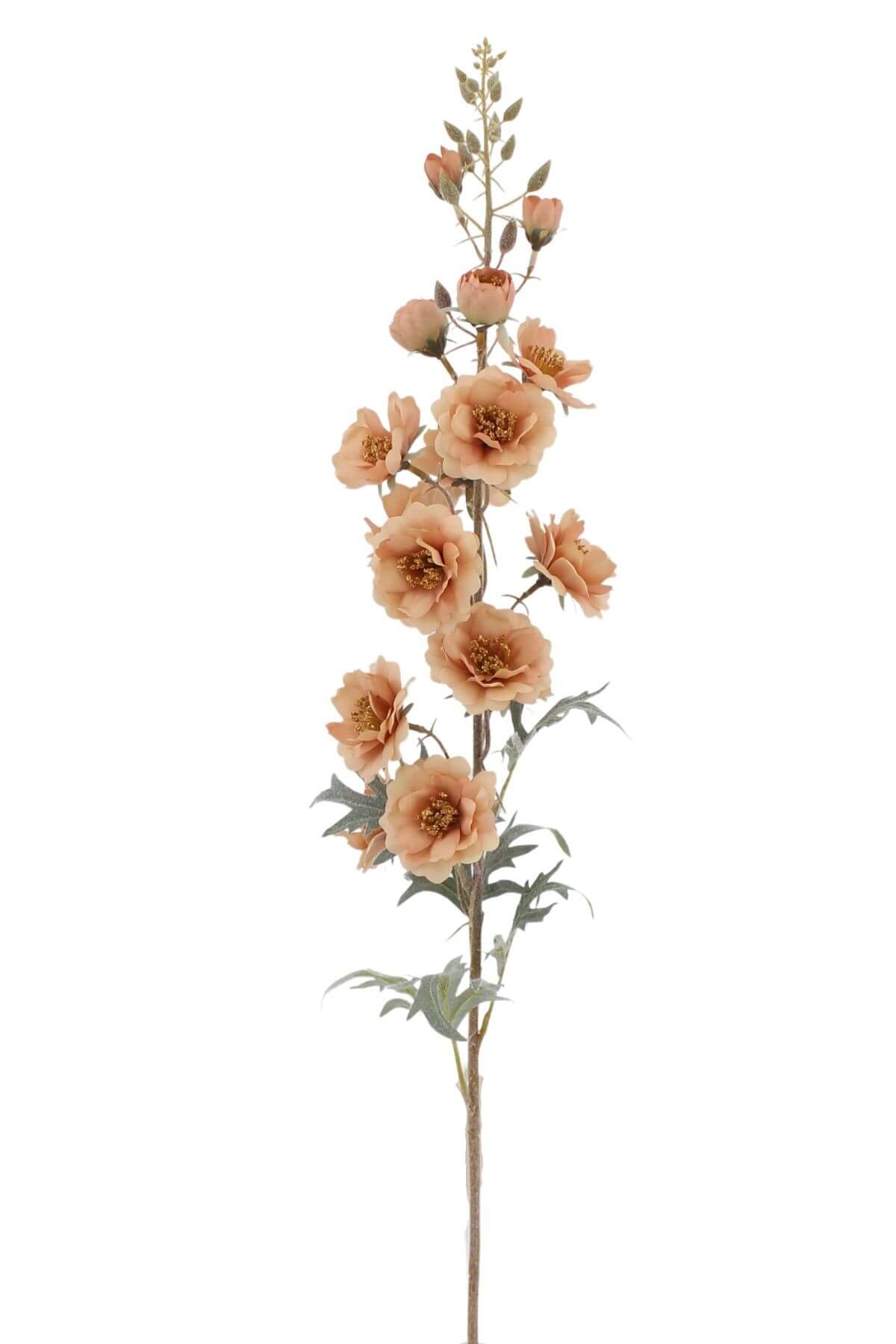 Bledooranžové umelé kvety 92cm